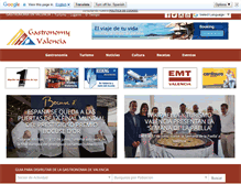 Tablet Screenshot of gastronomyvalencia.com